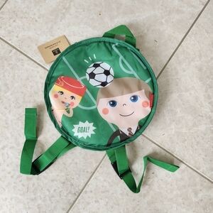 Emirates "Fly With Me" children's amenity kids backpacks “It’s A Goal” 10" round